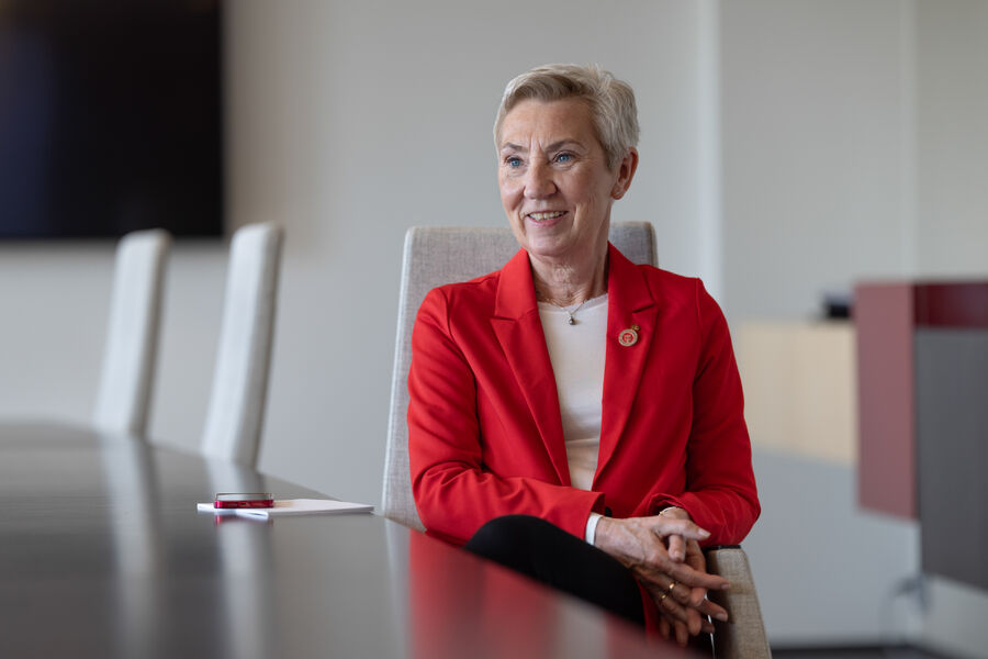 LO-leder Peggy Hessen Følsvik. Foto: LO