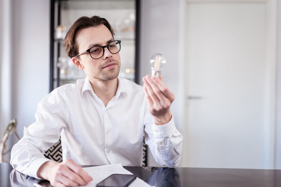 Daglig leder og medgrunnlegger i Viddakraft Filip Krzewski. Foto: Viddakraft