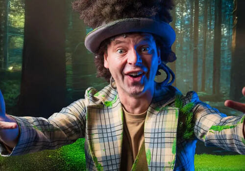 Skuespiller på scenen