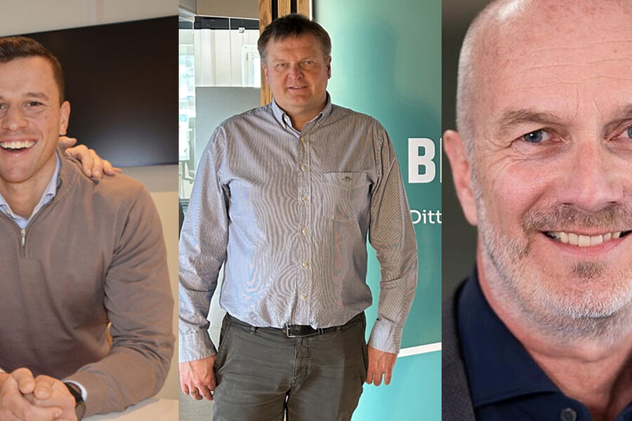 Ole Morten Furseth, daglig leder i Smart Elektro, Rune Midthaug, konsernsjef i Bratseth AS og Terje Myhre, administrerende direktør i Konstel AS deler sine suksessoppskrifter under Elektrokonferansen 2025.