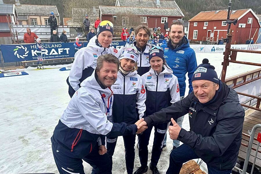 Forlenger samarbeidet: Helgeland Kraft fortsetter som partner med Kombinertlandslaget (Foto: NSF)