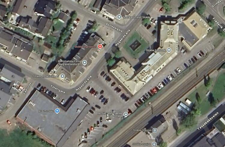 Skjermdump fra googlemaps.