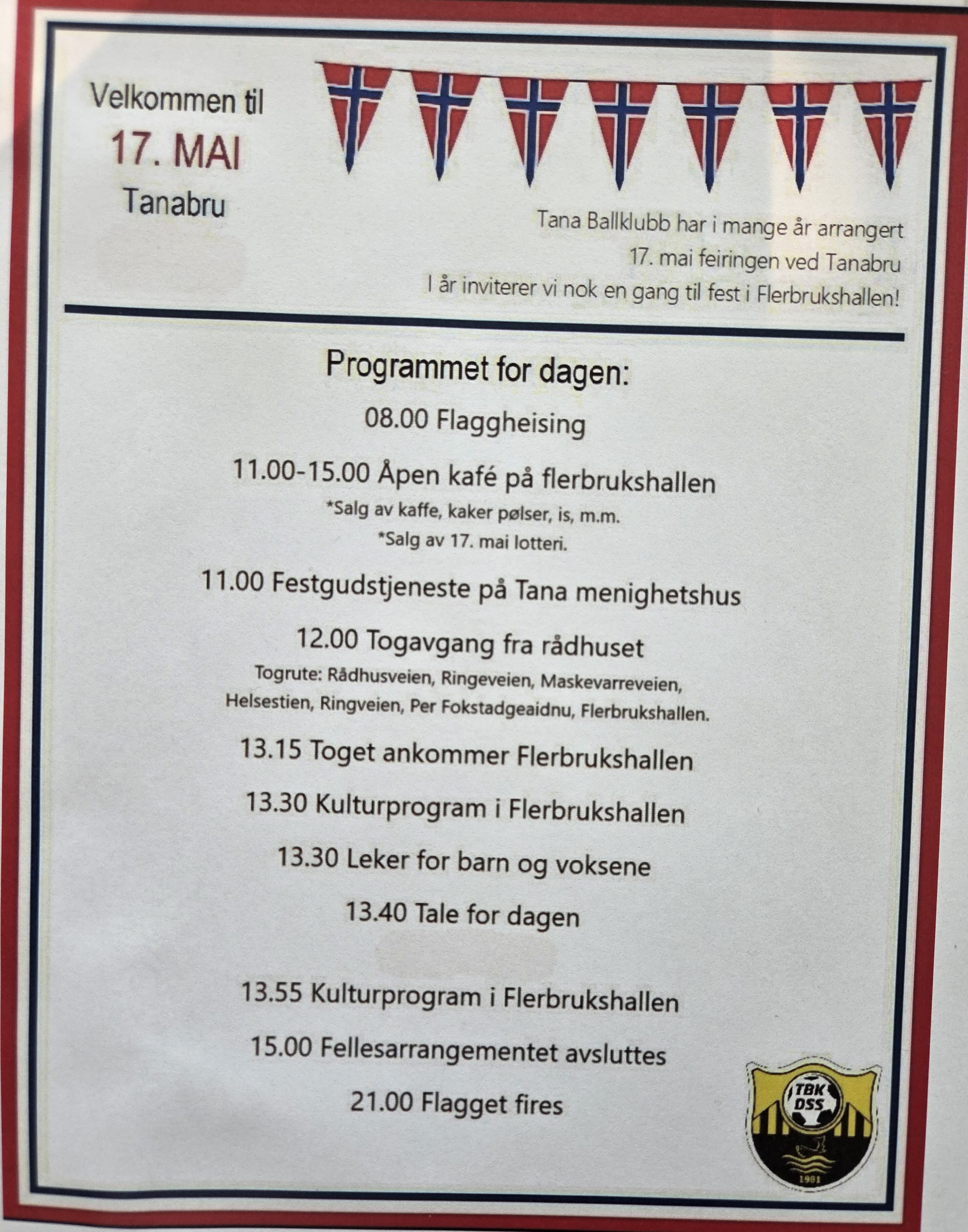 TBK 17 Mai
