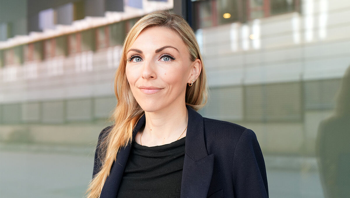 Katrine Gaare, 34 år, startet i Schneider Electric 1. april som Offer Manager Director.