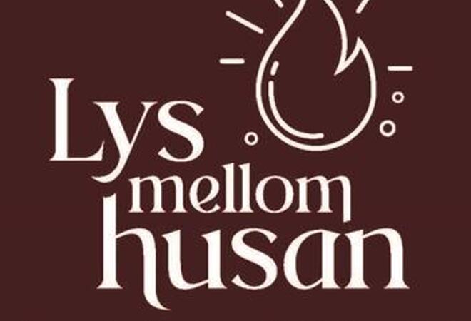 Lys mellom husan logo