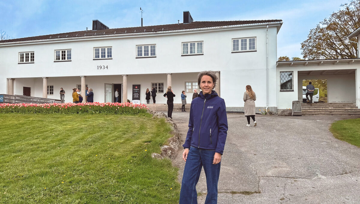 Kalnes vgs har en omfattende bygningsmasse med over 50 bygninger, samt cirka 1450 dekar dyrket mark og 4000 dekar utmark. Foto: Østfold Energi