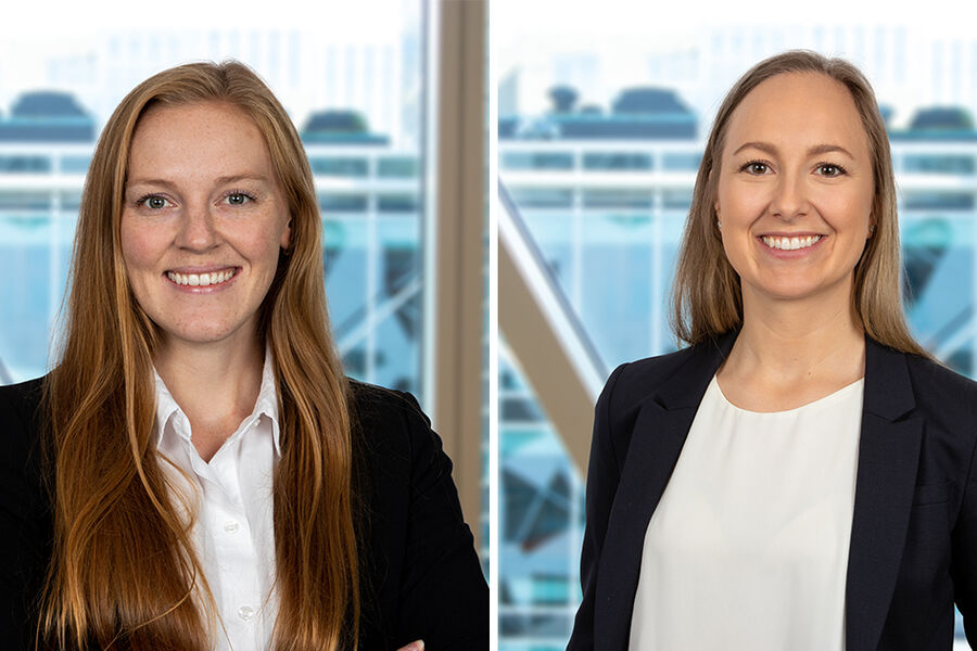 Advokatfullmektig Amalie Dahle Olsen, og Partner /sertifisert mekler, Ea Herstad Øverås og Deloitte Advokatfirma AS.