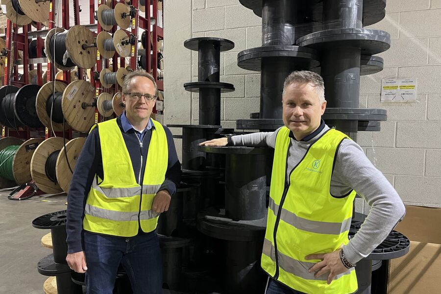 Hans Joachim Motzfeldt, Miljø- og bærekraftsansvarlig i Kesko Norge og Åge Randen, Produktsjef Egne Merkevarer i Kesko Norge.