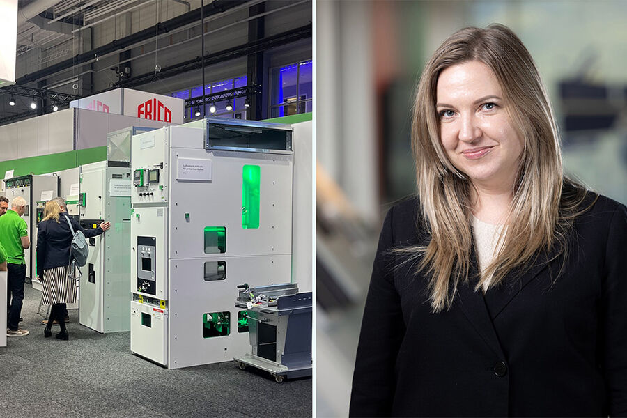 PIX ble utstilt på elektromessen Elfack i Sverige i mai. – Med et fleksibelt system for fjernovervåking som monitorerer tilstanden til koblingsanlegget døgnet rundt, kan daglig drift og vedlikehold skje uanstrengt og trygt, sier Offer Manager Irina Kuznetsova i Schneider Electric.