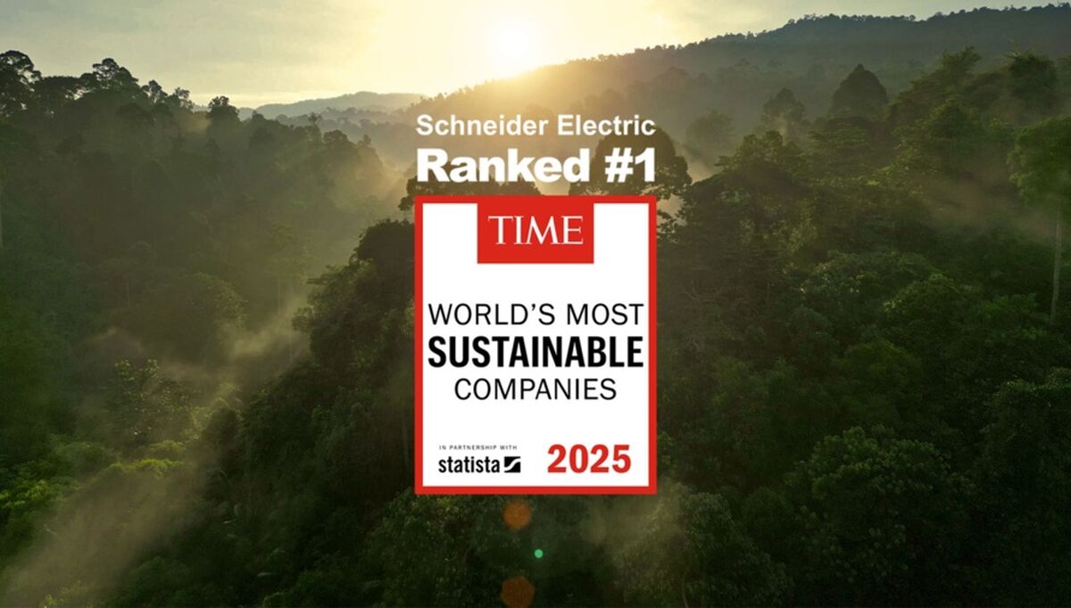 Dette er andre år på rad at Schneider Electric topper listen, som rangerer 500 av verdens mest bærekraftige selskaper.
