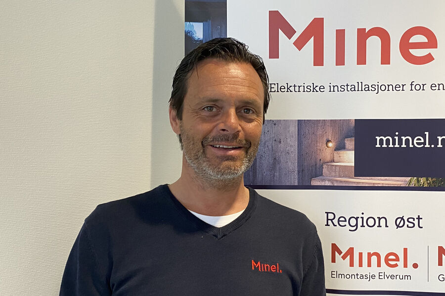 Daglig leder Geir Atle Sangnæs i Minel Gjøvik