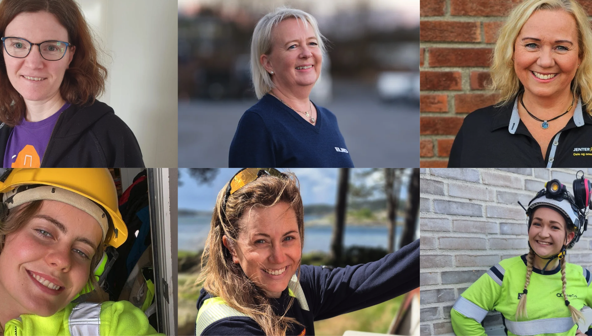 Her er årets kandidater til tittelen Elektrokvinnen 2025. Fotocollage:: EFO
