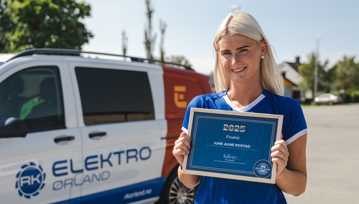 June Aune Rostad er årets yngste finalist i Norges Hyggeligste Håndverker. Foto: Norges Hyggeligste Håndverker.