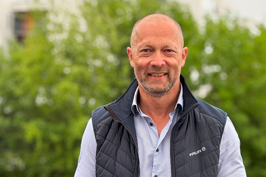 Jørn Fragge, salgs- og markedsdirektør i Pipelife Norge