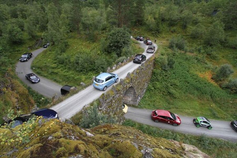 Nå er det faktisk vanskeligere å finne en kommune uten hurtiglader enn med. Foto: Ståle Frydenlund/Norsk elbilforening