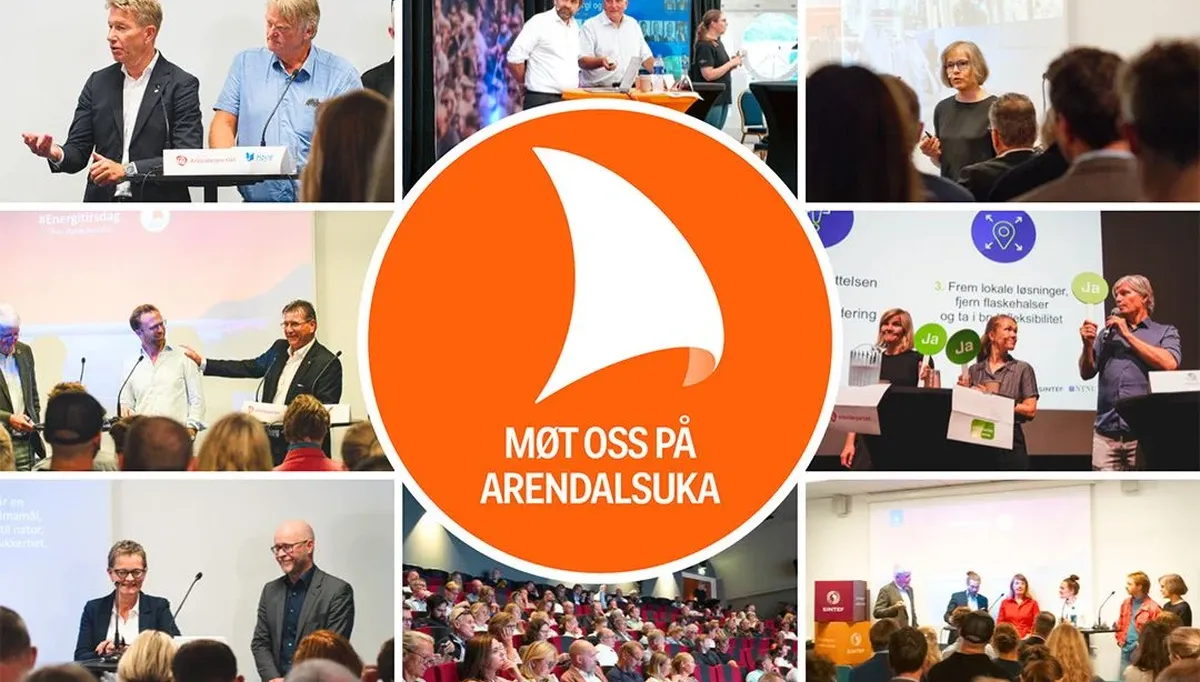 SINTEF gir forskningsbaserte energiråd på Arendalsuka for tiende gang.