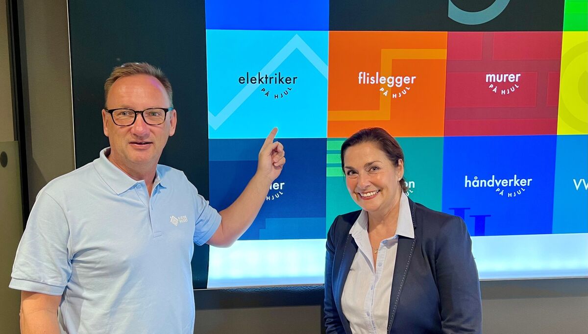 Vibeke Lund Skeide er den utvalgte til å lede nysatsingen Elektriker på hjul, og både hun og Kjedehusets daglige leder Kai Johnsen har klokkertro på at det er et behov for et slikt konsept blant landets elektrikere.