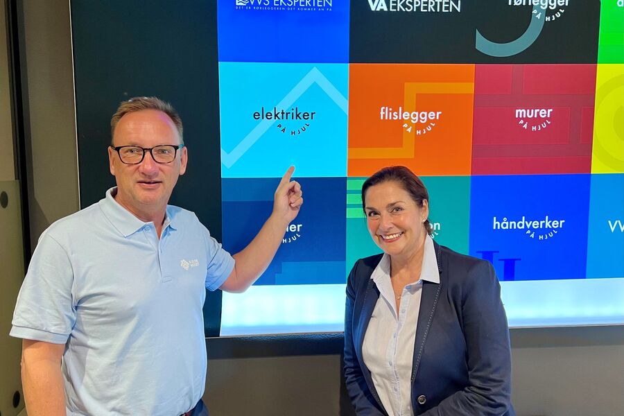 Vibeke Lund Skeide er den utvalgte til å lede nysatsingen Elektriker på hjul, og både hun og Kjedehusets daglige leder Kai Johnsen har klokkertro på at det er et behov for et slikt konsept blant landets elektrikere. 