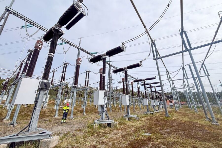Den nye SF6-frie bryteren skal testes ut ved Dagali transformatorstasjon på Hardangervidda (foto: Statnett)