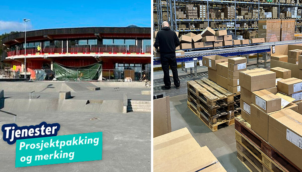 Varene pakkes, sorteres og merkes etter kundens ønske.