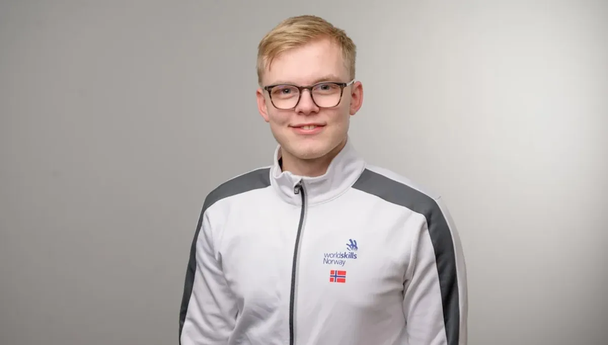 – Jeg har trent både teknisk og mentalt, sier Thomas. Foto: WorldSkills Norway