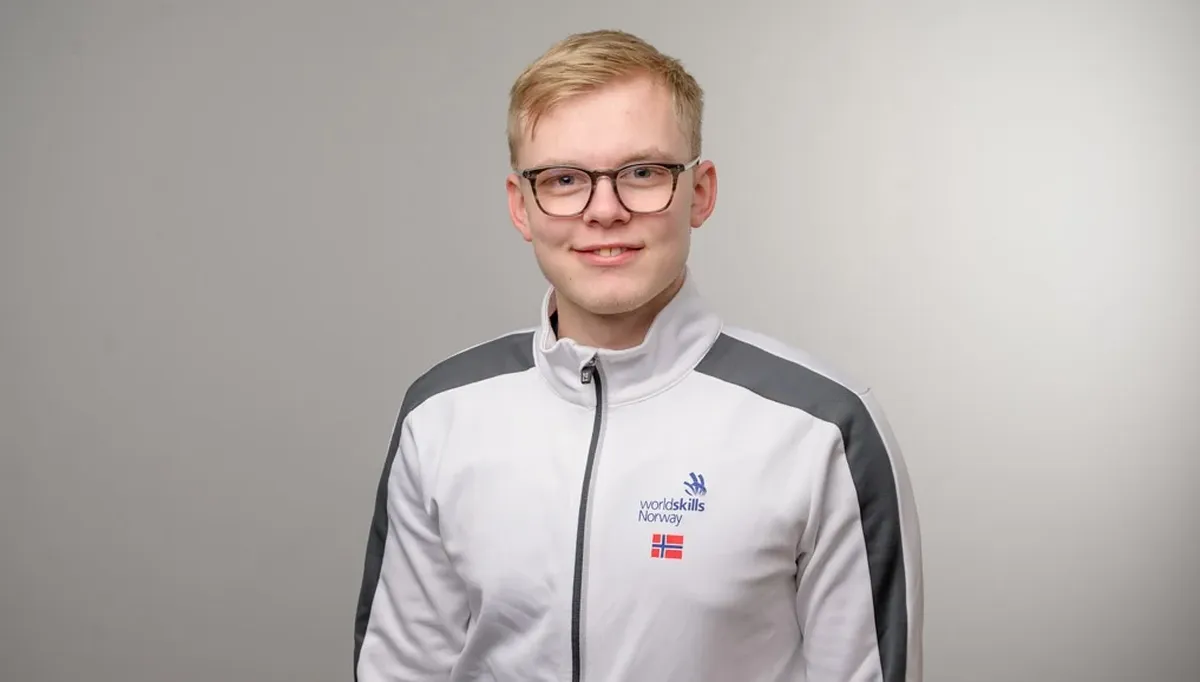 Thomas Christensen måtte ta til takke med en 11. plass i EM i yrkesfag i Herning.
