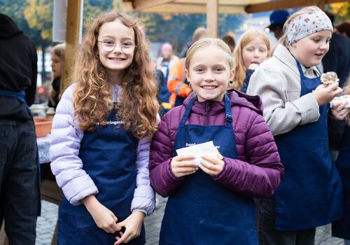 Barn på matlystfestivalen