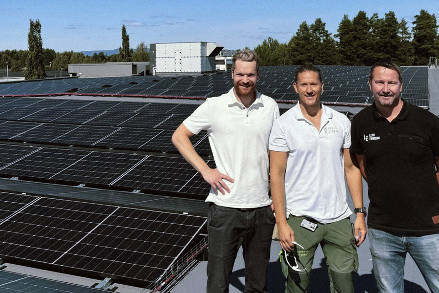 Familieeide Leto Eiendom har investert i solcelleanlegg på tre av sine næringsbygg på Øvre Romerike. Foto: Sunday Power