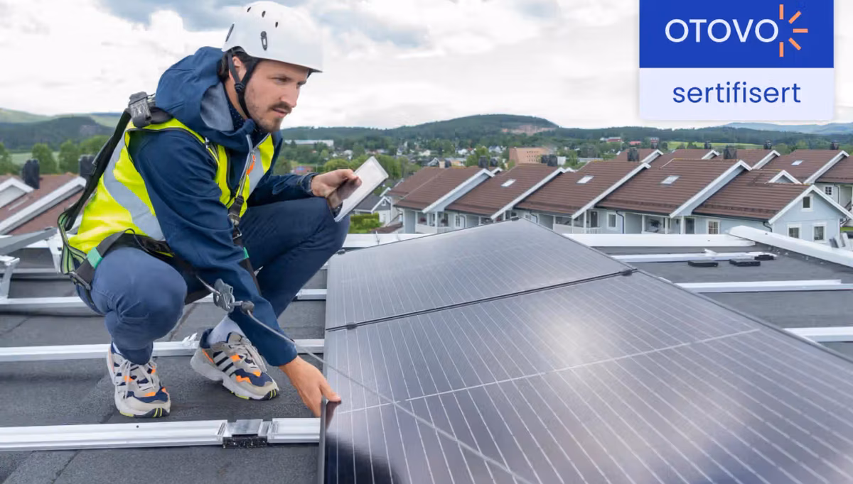 Otovo ønsker å samarbeid med installatørselskaper over hele Norge for å tilby dem produktene Otovo LEASING og Otovo CARE. – Installatørselskapene vil få opplæring, ressurser og en rettferdig andel av fortjenesten fra disse salgene, sier selskapets administrerende direktør Andreas Thorsheim. Foto. Otovo