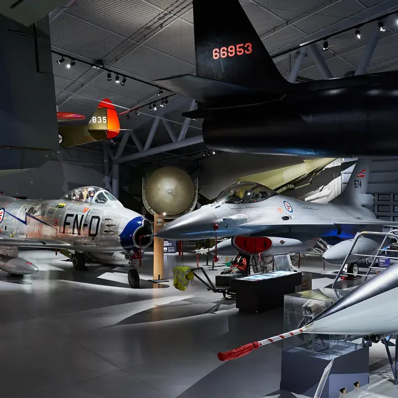 Norsk Luftfartsmuseum, militær del LMU, Bodø Norsk Luftfartsmuseum, militær del LMU, Bodø