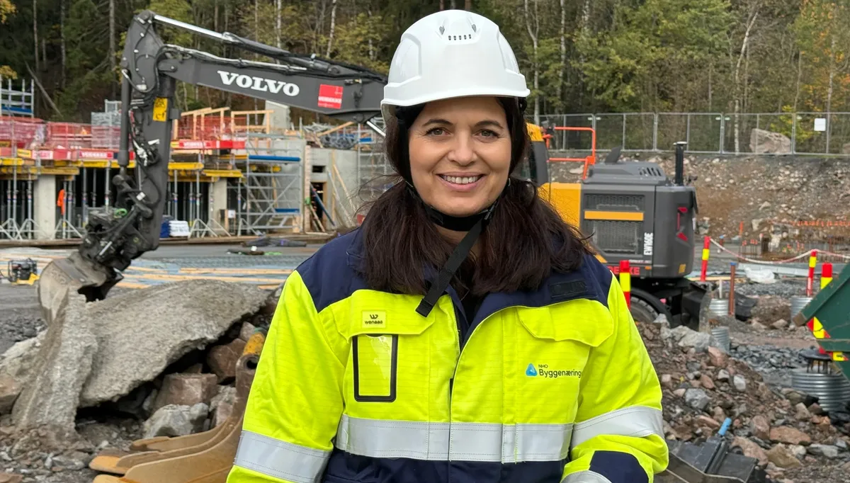 Norge trenger flere boliger, bedre bygg og en god infrastruktur sier Nina Solli, administrerende direktør NHO Byggenæringen. Foto: NHO Byggenæringen