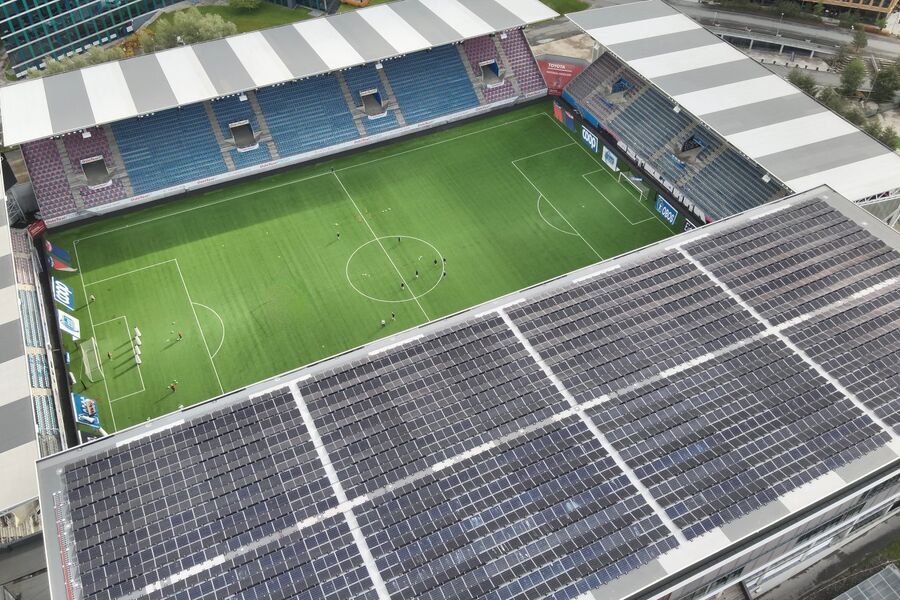 «Enga for målene» – et samarbeid mellom Vålerenga og Eidsiva for en grønnere fotball. 