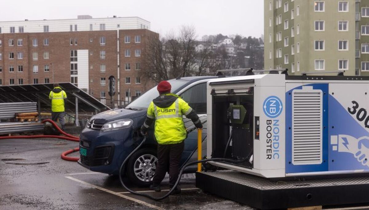 Batterisystemet er utviklet og produsert av Nordic Booster i Rælingen. Foto: Akershus Energi