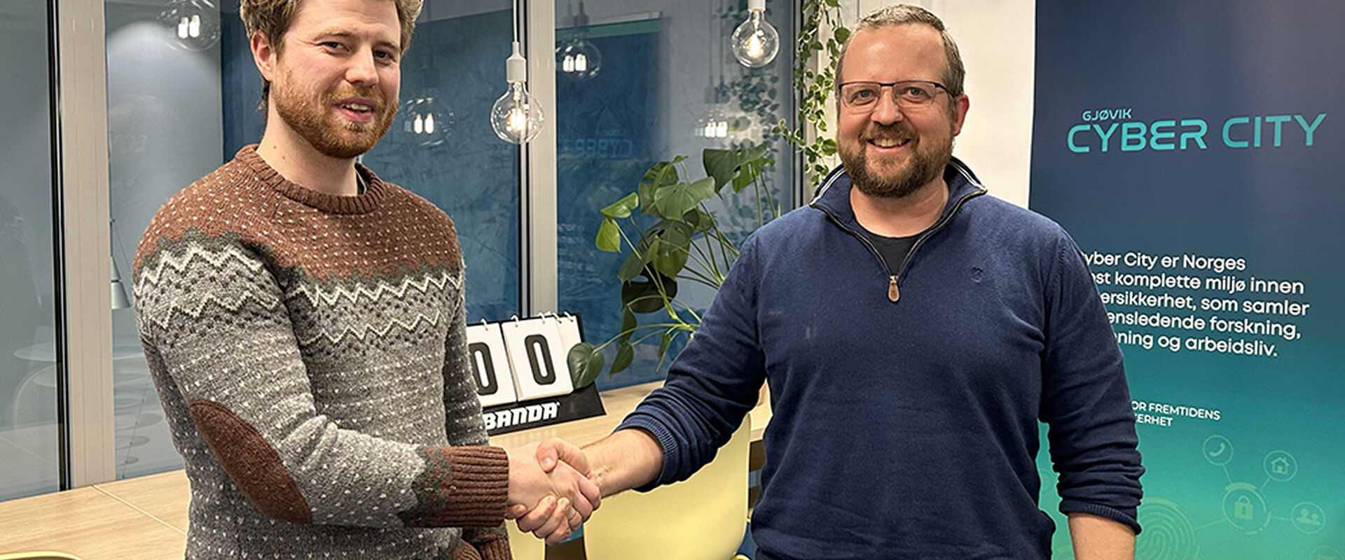 Jehans Storvik i OffCenit og Gaute Wangen i Diri