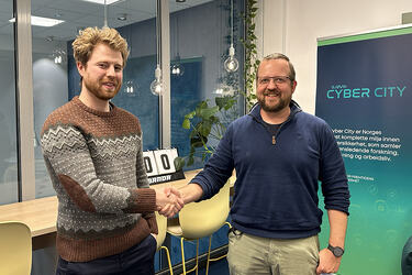 Jehans Storvik i OffCenit og Gaute Wangen i Diri Jehans Storvik i OffCenit og Gaute Wangen i Diri