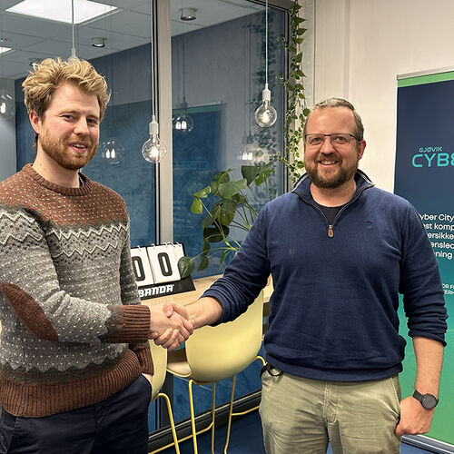 Jehans Storvik i OffCenit og Gaute Wangen i Diri