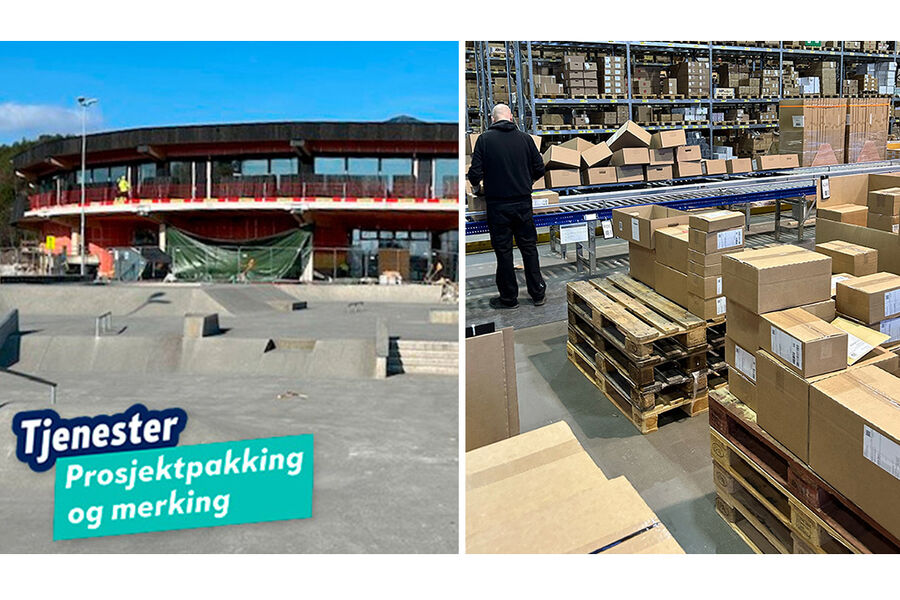 Varene pakkes, sorteres og merkes etter kundens ønske. Varene pakkes, sorteres og merkes etter kundens ønske.