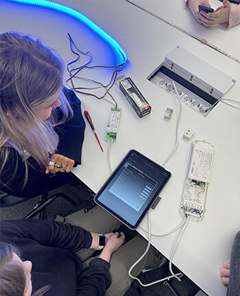 Jentene fikk virkelig prøve seg på mange forskjellige ting.