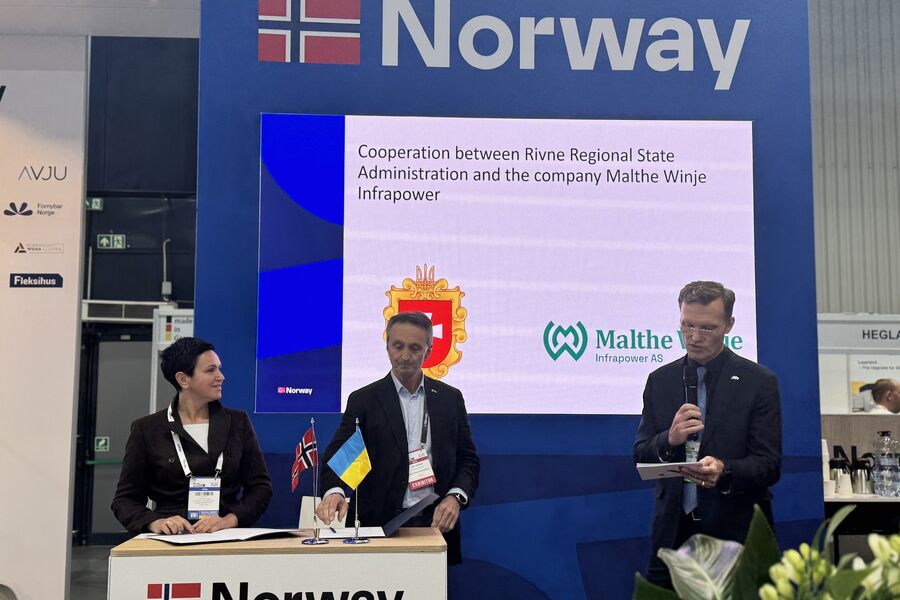  Malthe Winje-gruppen. skal bidra til å gjenreise Ukraina. Foto: Malthe Winje