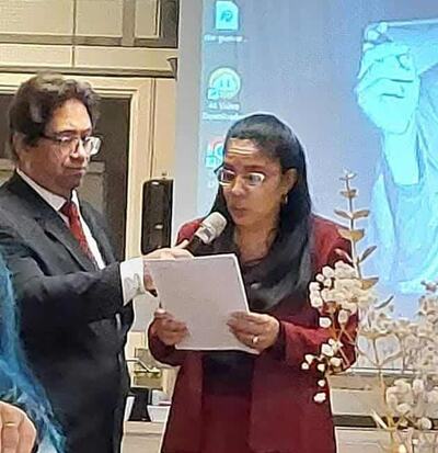 Cubas ambassadør med ektemann Cubas ambassadør med ektemann