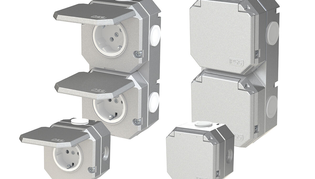 Garant IP55 stikkontakter for røffe miljøer