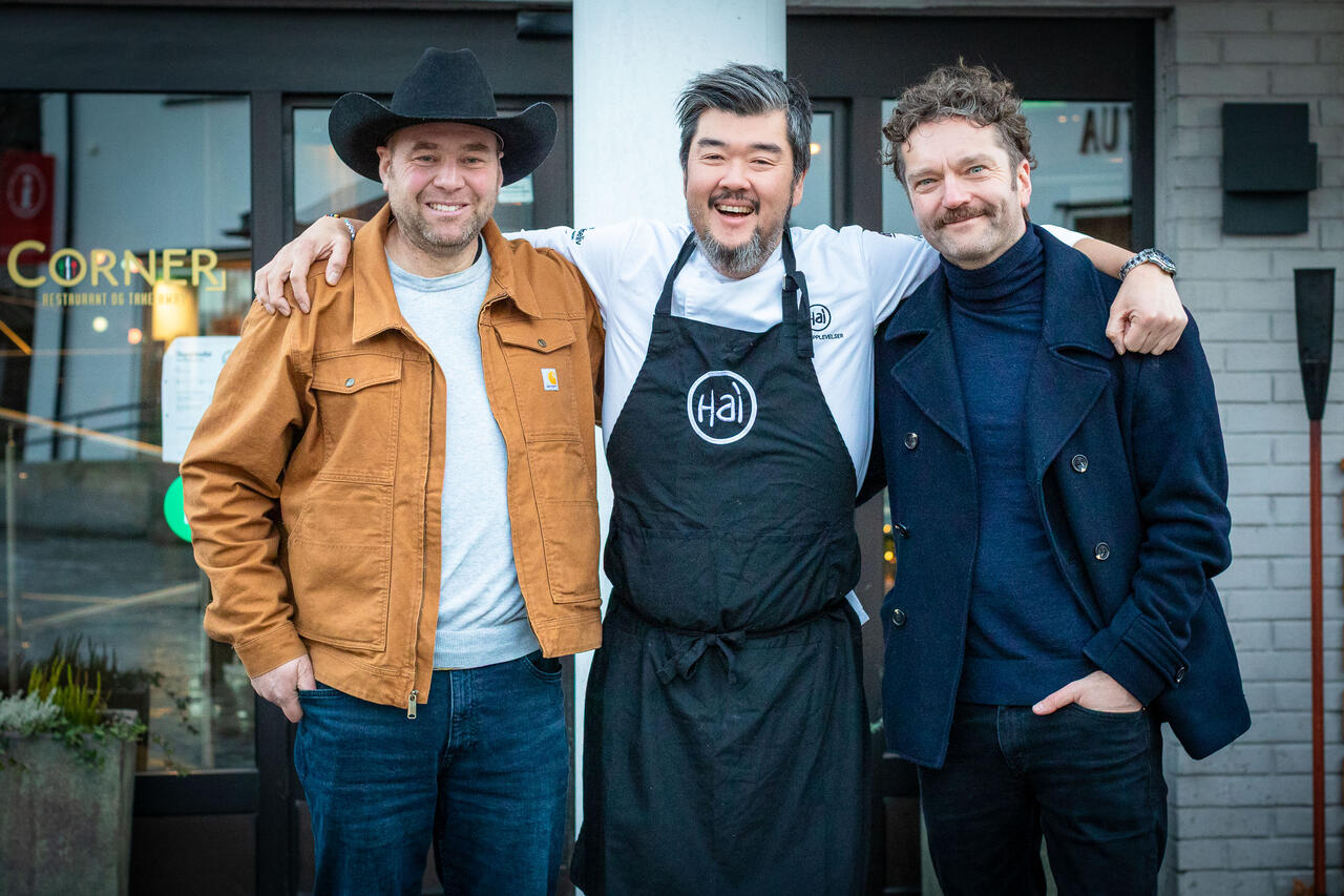 Foto av Hai Hang, Kristian Hovde & Terje Melheim