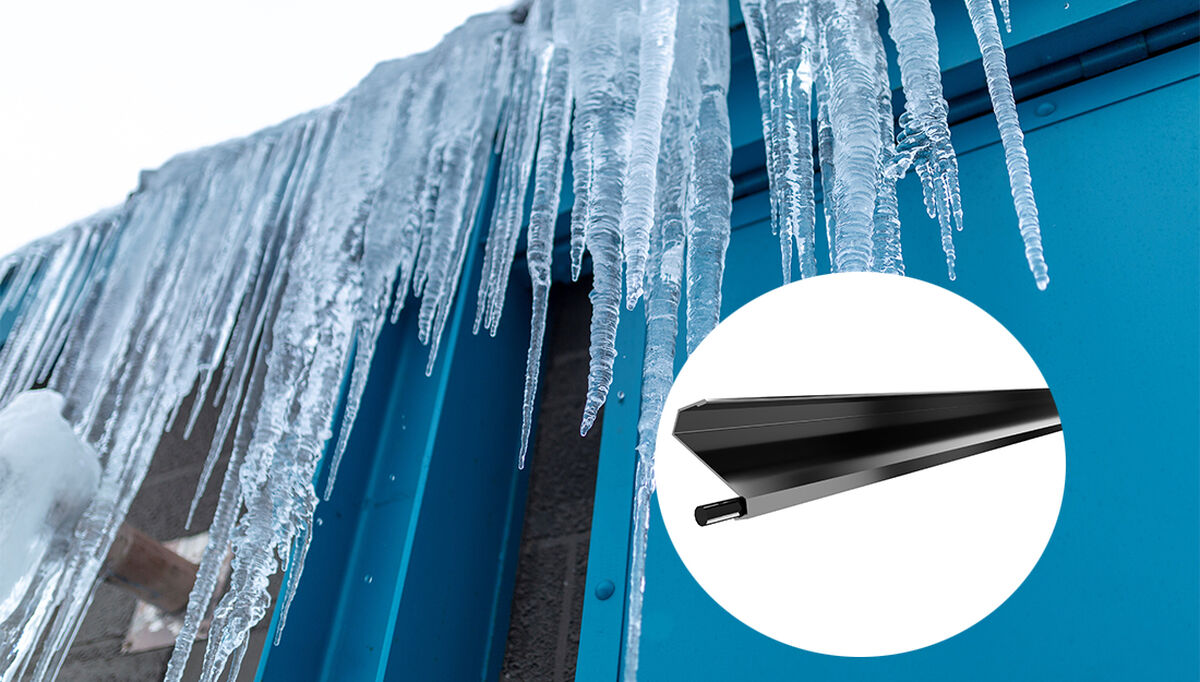 Icecon fra Varmecomfort beskytter tak og fasader mot isdannelser og gjør vinteren tryggere for forbipasserende. Icecon fra Varmecomfort beskytter tak og fasader mot isdannelser og gjør vinteren tryggere for forbipasserende.