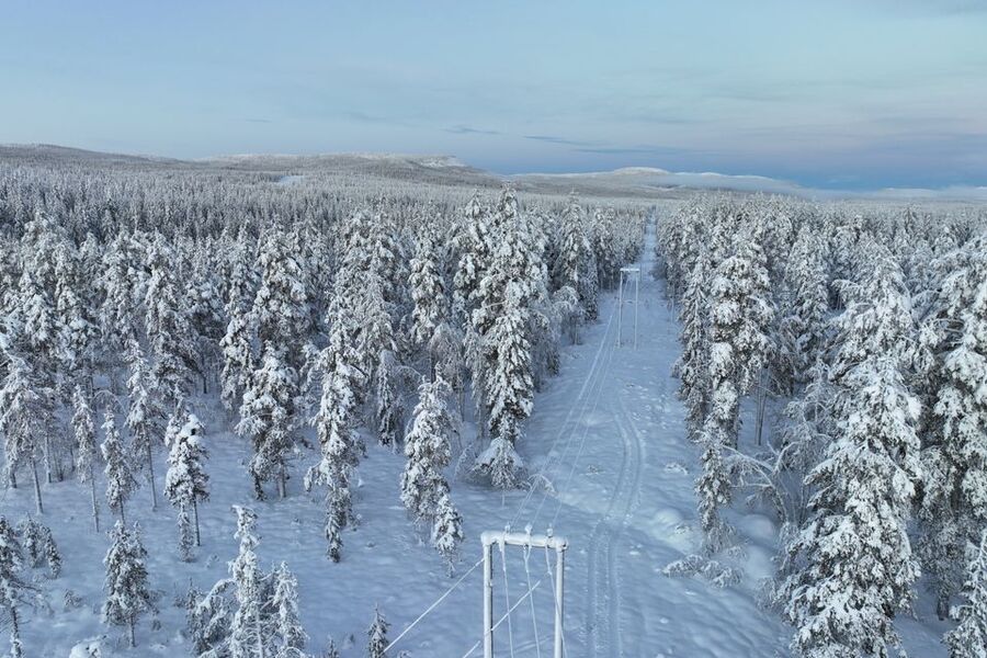 Kulde og vinter gir som regel større strømforbruk, men desember 2025 var varmere enn samme måned i 2024, noe som kan ha bidratt til at folk brukte mindre strøm. Foto: Elvia