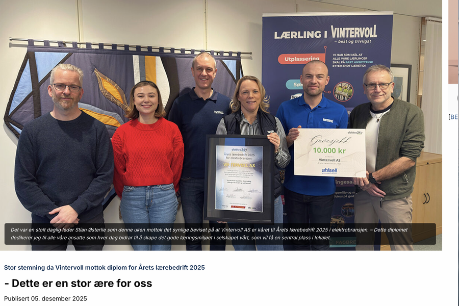 Skjermdump av artikkelen som ble mest lest i desember. 