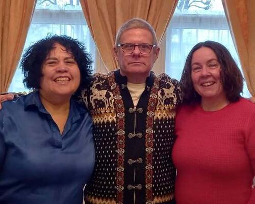 Lederen i Cubaforeningen i Norge, Hugo René og Runa Evensen