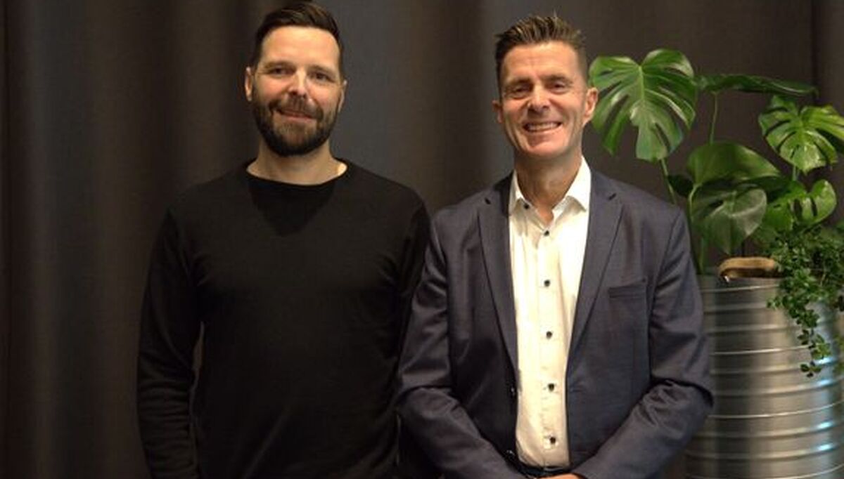 Rune Pettersen og Per Arve Ekle. Foto: GK Gruppen