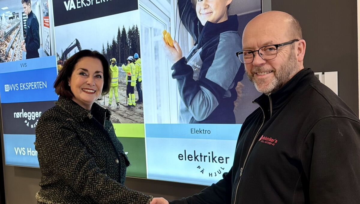 Elektriker’n Kjell Sæterøy AS ble medlem nummer 1 hos Elektriker på hjul. Det setter kjedens daglig leder Vibeke Lund Skeide stor pris på, og har brukt Kjell som en aktiv sparringspartner. Siden har flere elektrikerbedrifter fulgt etter, og kjeden har en ambisjon om 50-60 medlemmer innen utgangen av året.