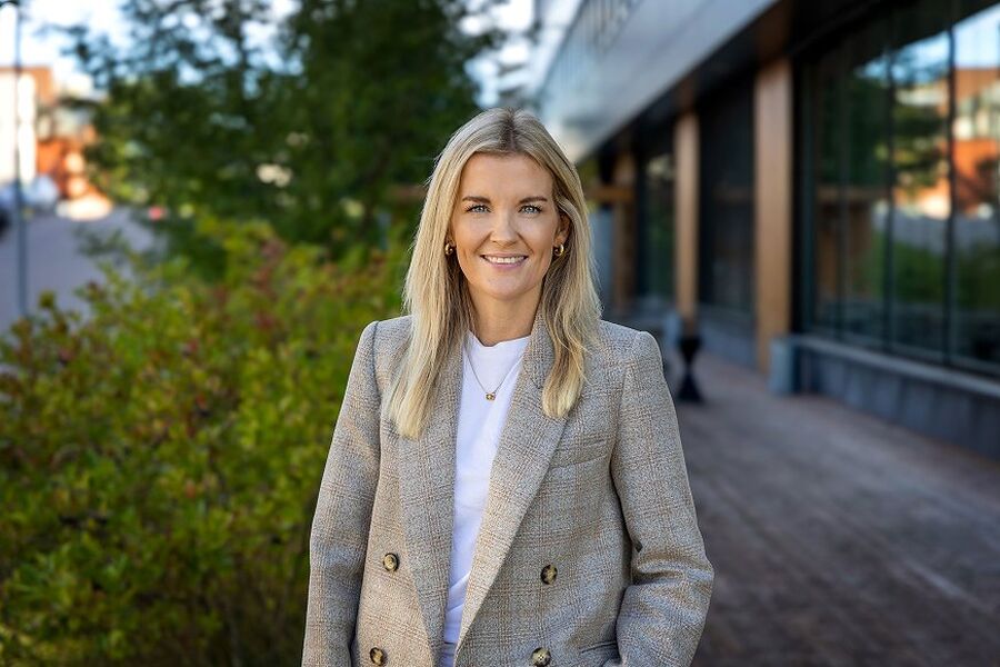 Stine Fjærli Sjøthun, divisjonsdirektør Byggautomasjon, GK. Foto: GK