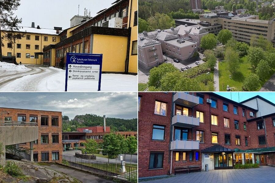 GK har inngått en fireårig rammeavtale med Sykehuset Telemark HF. Bildecollage: GK